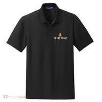 Funny I'd Hit That Traffic Cone Pun Dry Zone Grid Polo thumb 0