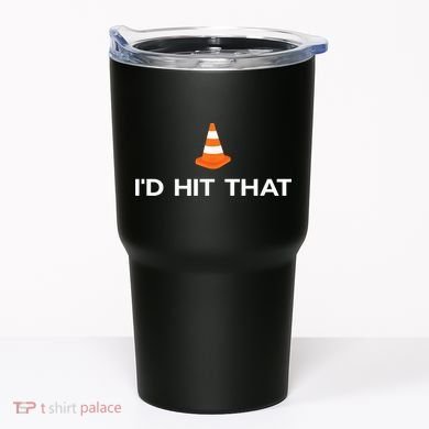 Funny I'd Hit That Traffic Cone Pun Tumbler