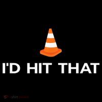 Funny I'd Hit That Traffic Cone Pun Baby Bodysuit thumb 2