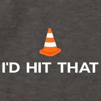 Funny I'd Hit That Traffic Cone Pun Vector Backpack