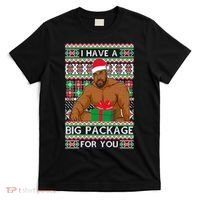 Funny I Have A Big Package For You Ugly Christmas Sweater T-Shirt thumb 0