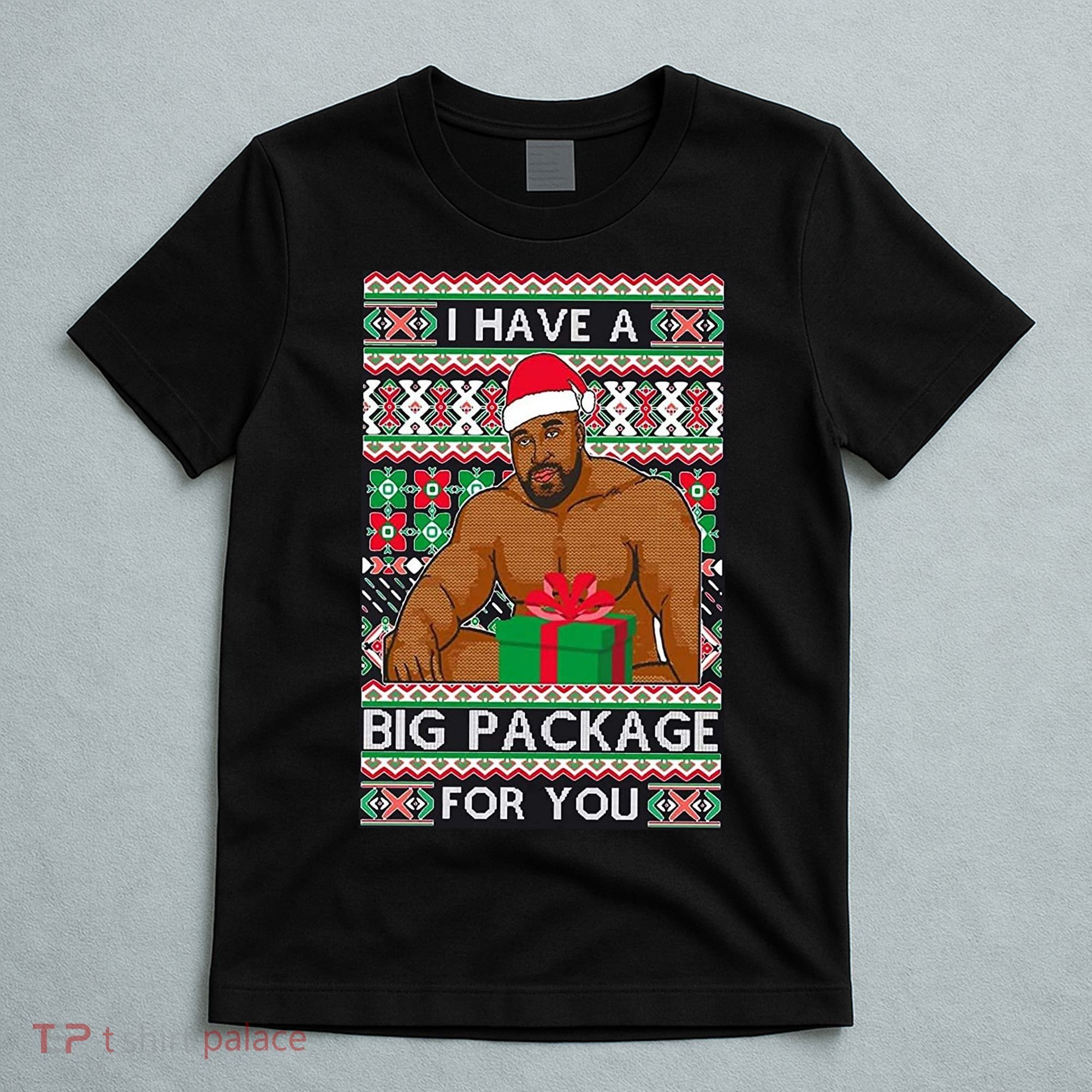 Funny I Have A Big Package For You Ugly Christmas Sweater T-Shirt