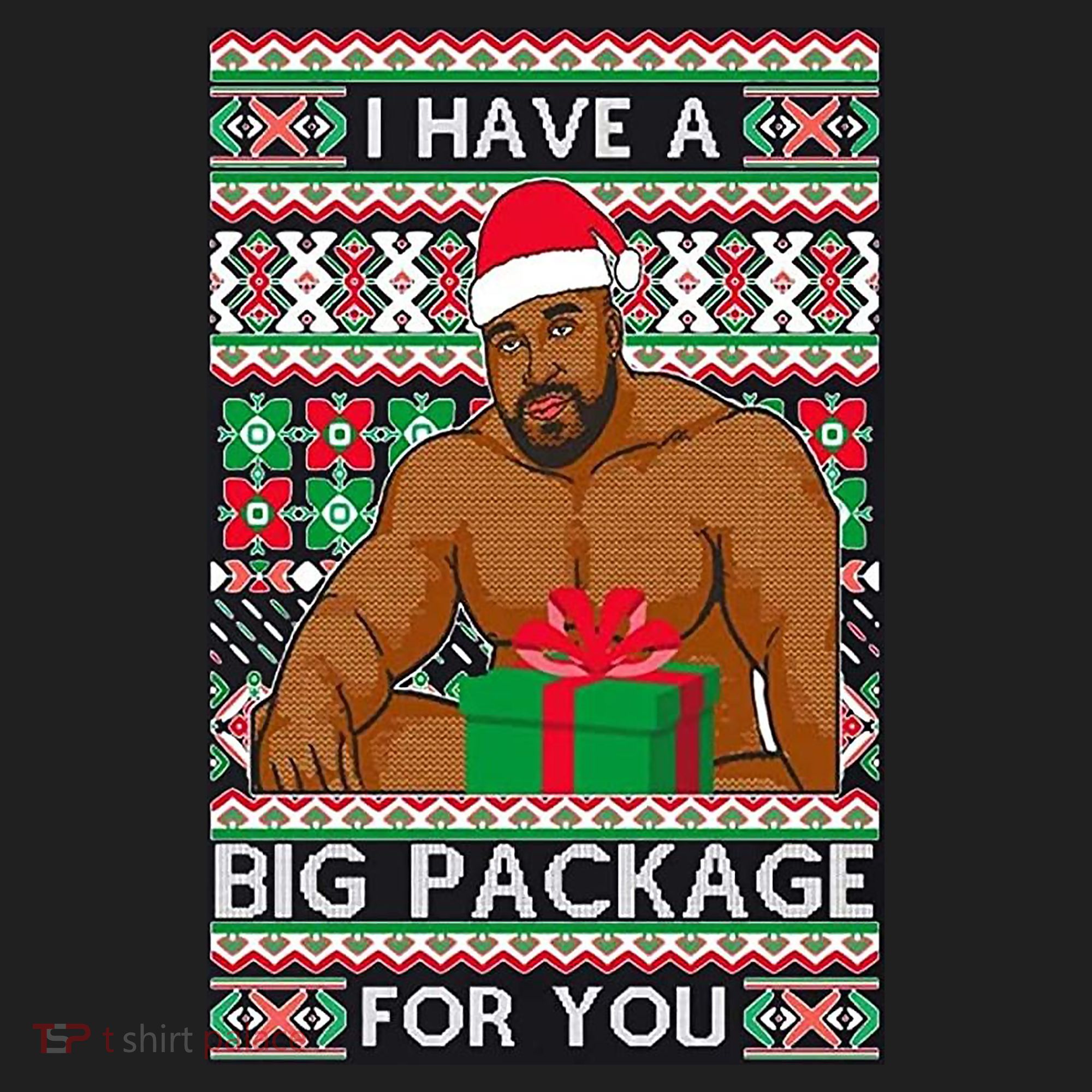 Funny I Have A Big Package For You Ugly Christmas Sweater Hat