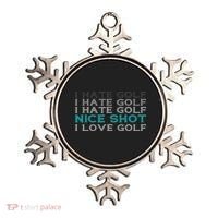 Funny I Hate Golf Nice Shot I Love Golf Gift Ornament thumb 0