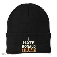 Funny I Hate Donald Trump Beanie thumb 0