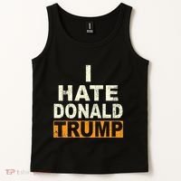 Funny I Hate Donald Trump Tank Top thumb 2