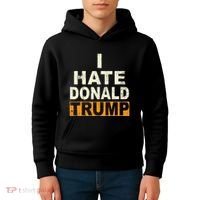 Funny I Hate Donald Trump Kids Hoodie thumb 4