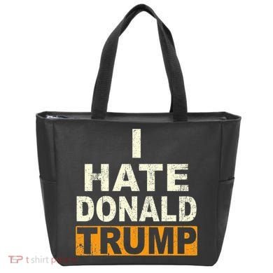 Funny I Hate Donald Trump Tote Bag