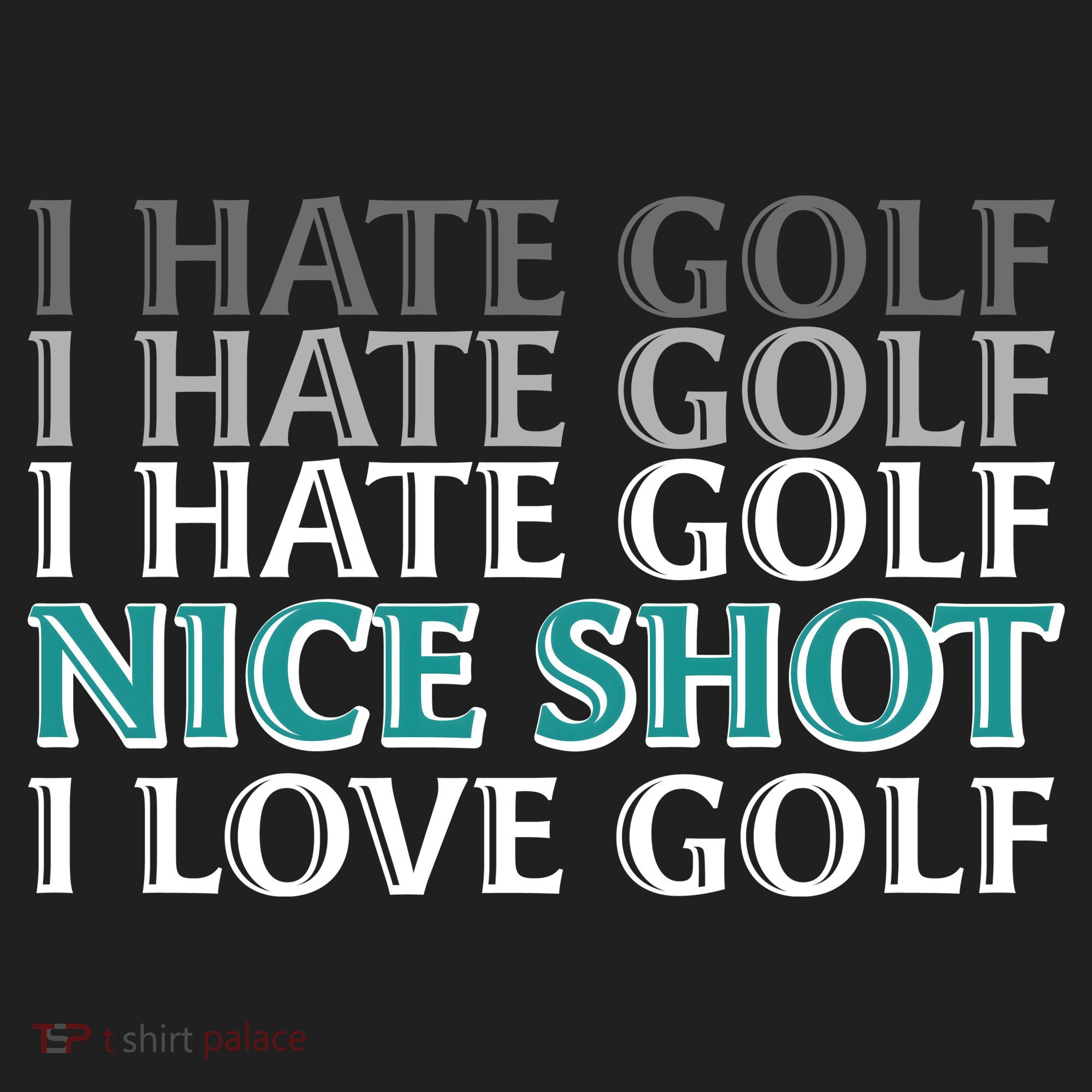 Funny I Hate Love Golf Nice Shot Women's Sweatshirt
