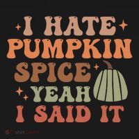 Funny I Hate Pumpkin Spice Yeah I Said It Anti Pumpkin Spice Mousepad thumb 1