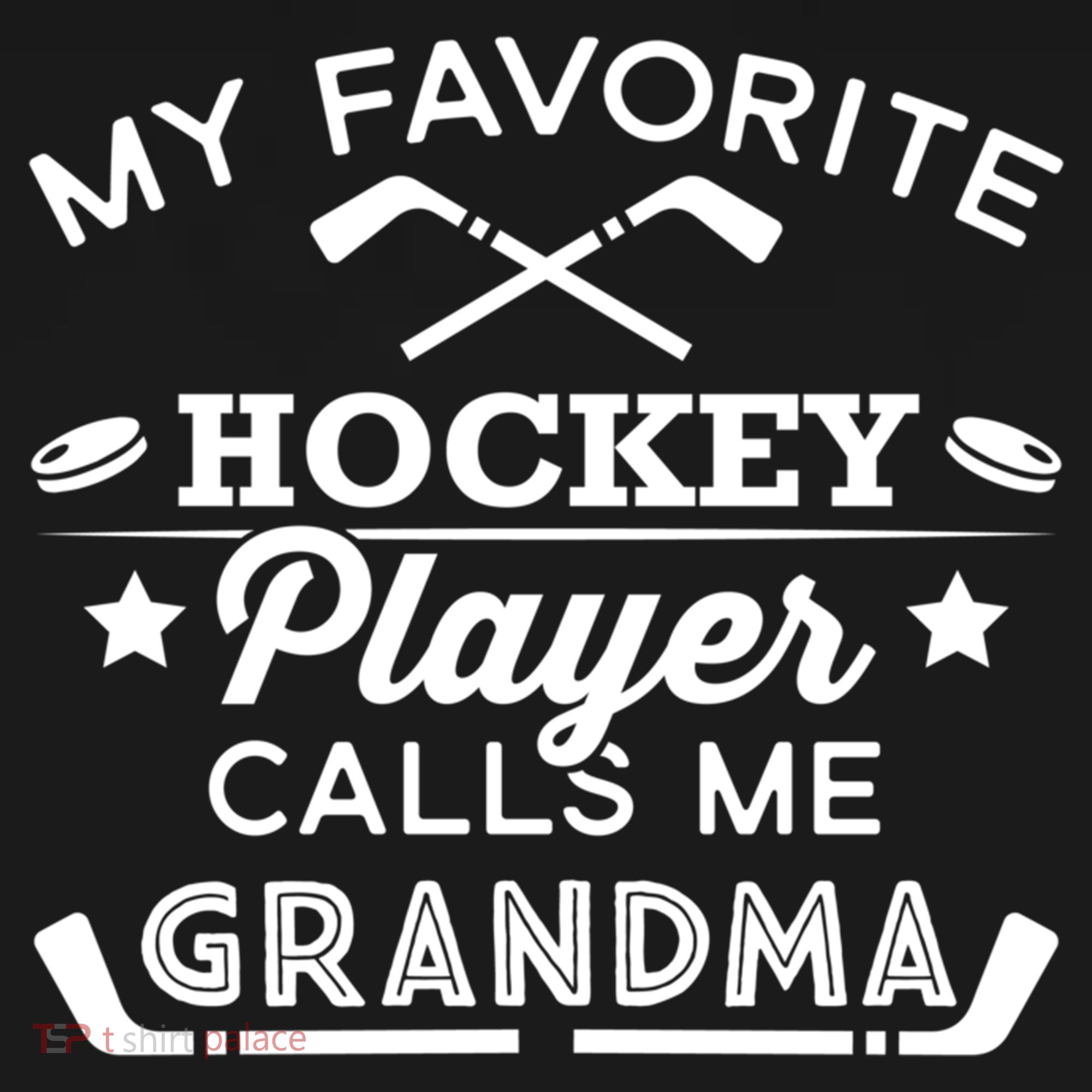 Favorite Ice Hockey Player Gift For Grandma Meaningful Gift Women's Hoodie