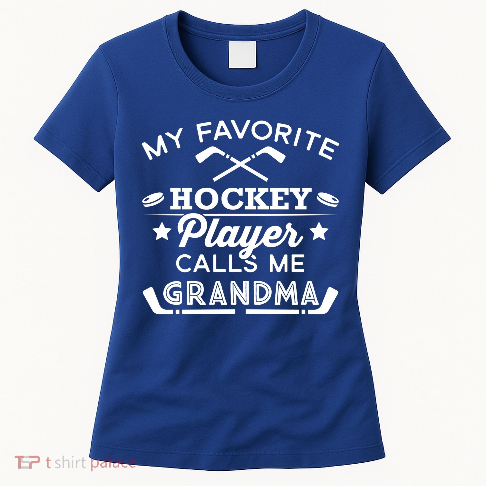 Favorite Ice Hockey Player Gift For Grandma Meaningful Gift Women's T-Shirt
