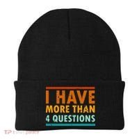 Funny I Have More Than Four Questions Passover Beanie thumb 0