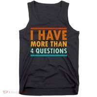 Funny I Have More Than Four Questions Passover Tank Top thumb 0