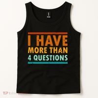 Funny I Have More Than Four Questions Passover Tank Top thumb 2