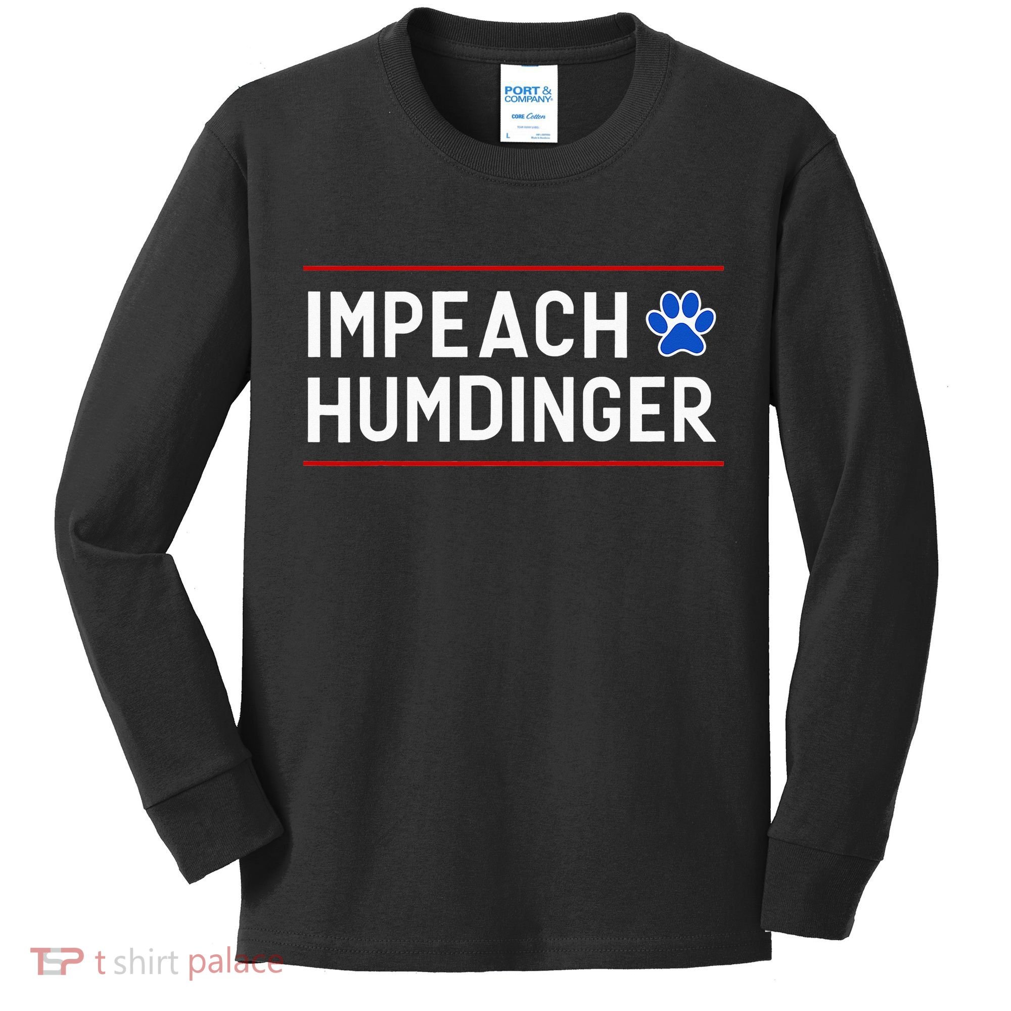Funny Impeach Humdinger Tee Kids Long Sleeve Shirt