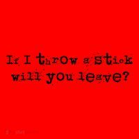 Funny If I Throw A Stick Will You Leave Santa Hat thumb 1