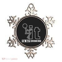 F It IM Day Drinking Funny Drink Ornament thumb 0