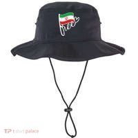 Free Iran Iranian Flag Bucket Hat thumb 0