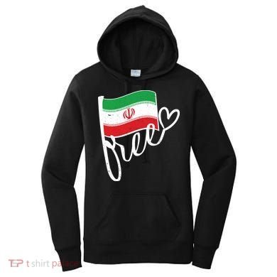 Free Iran Iranian Flag Women's Hoodie