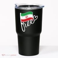 Free Iran Iranian Flag Tumbler thumb 0
