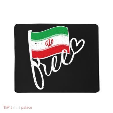 Free Iran Iranian Flag Mousepad