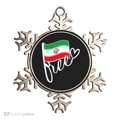 Free Iran Iranian Flag Ornament