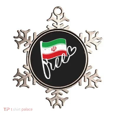 Free Iran Iranian Flag Ornament