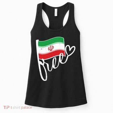 Free Iran Iranian Flag Women's Tank Top