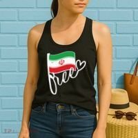 Free Iran Iranian Flag Women's Tank Top thumb 2