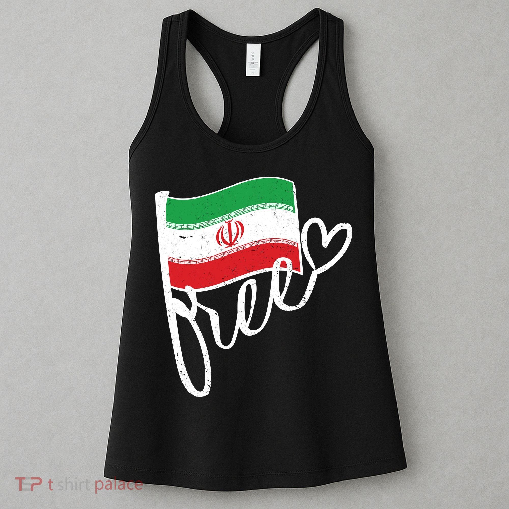 Free Iran Iranian Flag Women's Tank Top