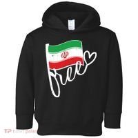 Free Iran Iranian Flag Toddler Hoodie thumb 0