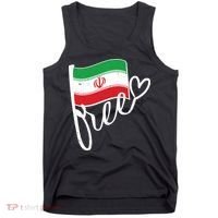Free Iran Iranian Flag Tank Top thumb 0
