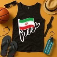 Free Iran Iranian Flag Tank Top thumb 4