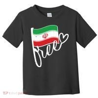 Free Iran Iranian Flag Toddler T-Shirt thumb 0