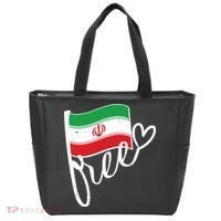 Free Iran Iranian Flag Tote Bag thumb 0