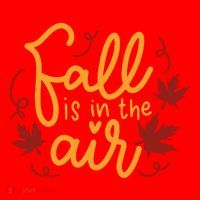 Fall Is In The Air Nature Cute Santa Hat thumb 1