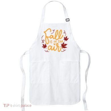 Fall Is In The Air Nature Cute Apron
