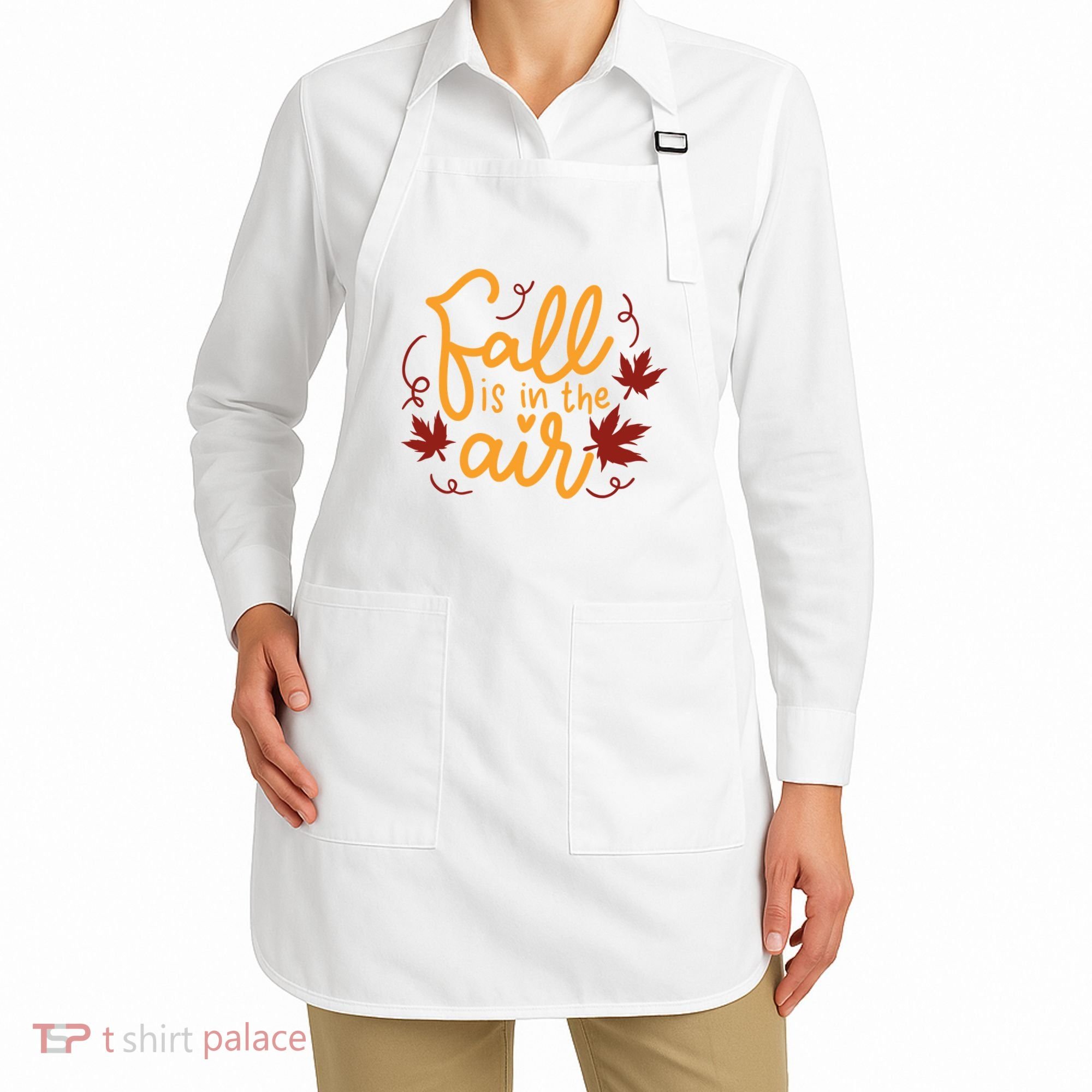 Fall Is In The Air Nature Cute Apron