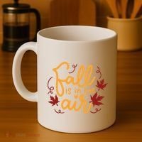 Fall Is In The Air Nature Cute Coffee Mug thumb 4