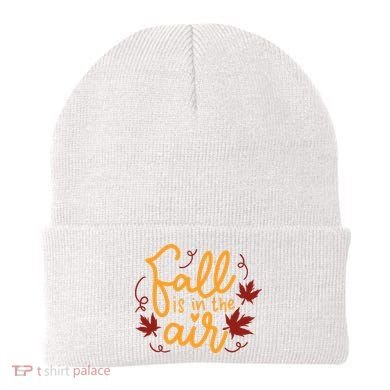 Fall Is In The Air Nature Cute Beanie