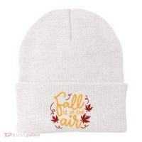 Fall Is In The Air Nature Cute Beanie thumb 0