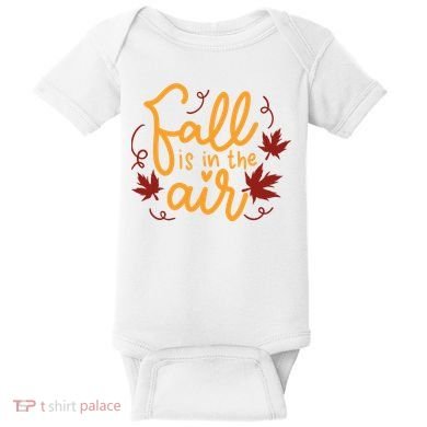 Fall Is In The Air Nature Cute Baby Bodysuit