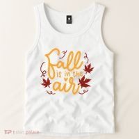 Fall Is In The Air Nature Cute Tank Top thumb 2