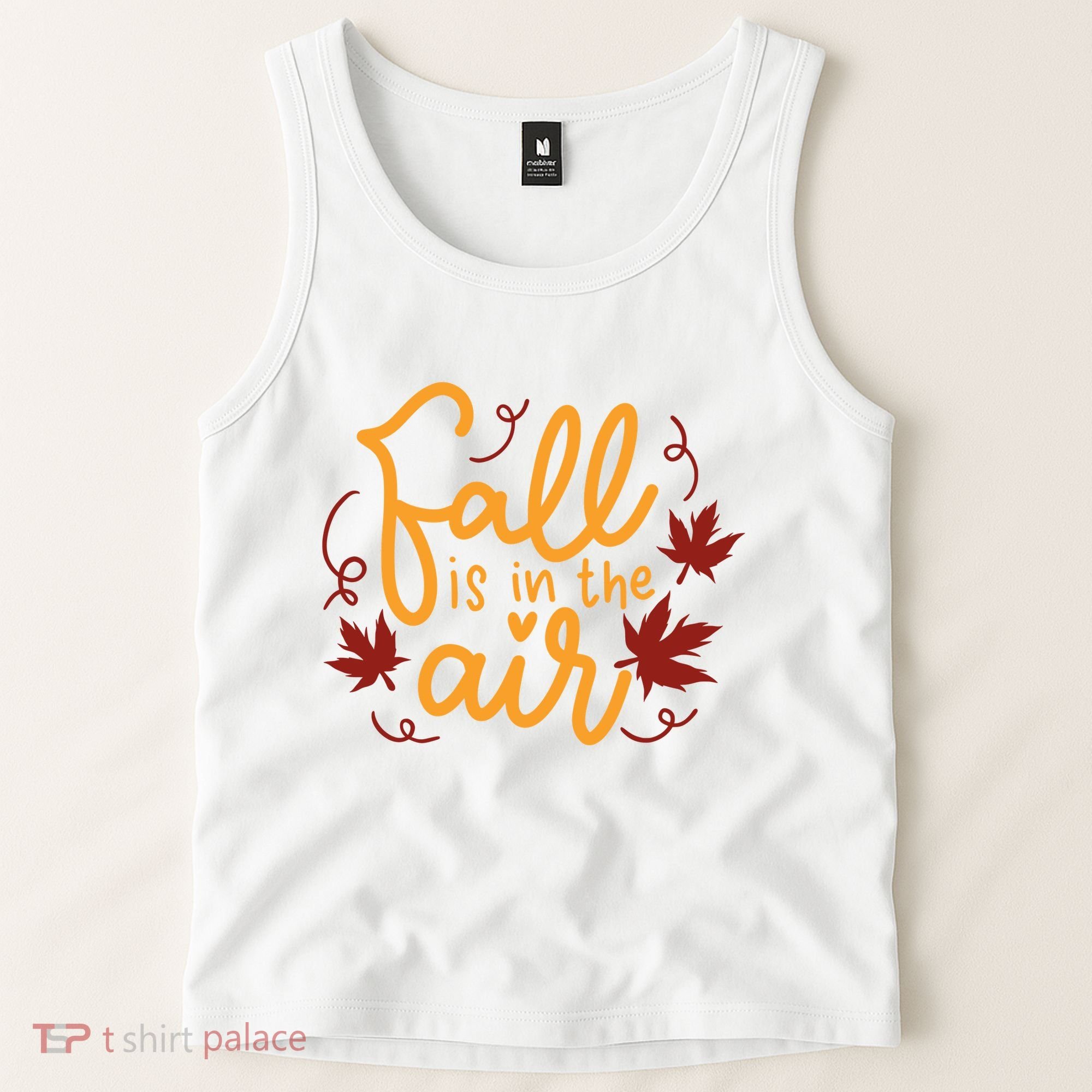 Fall Is In The Air Nature Cute Tank Top