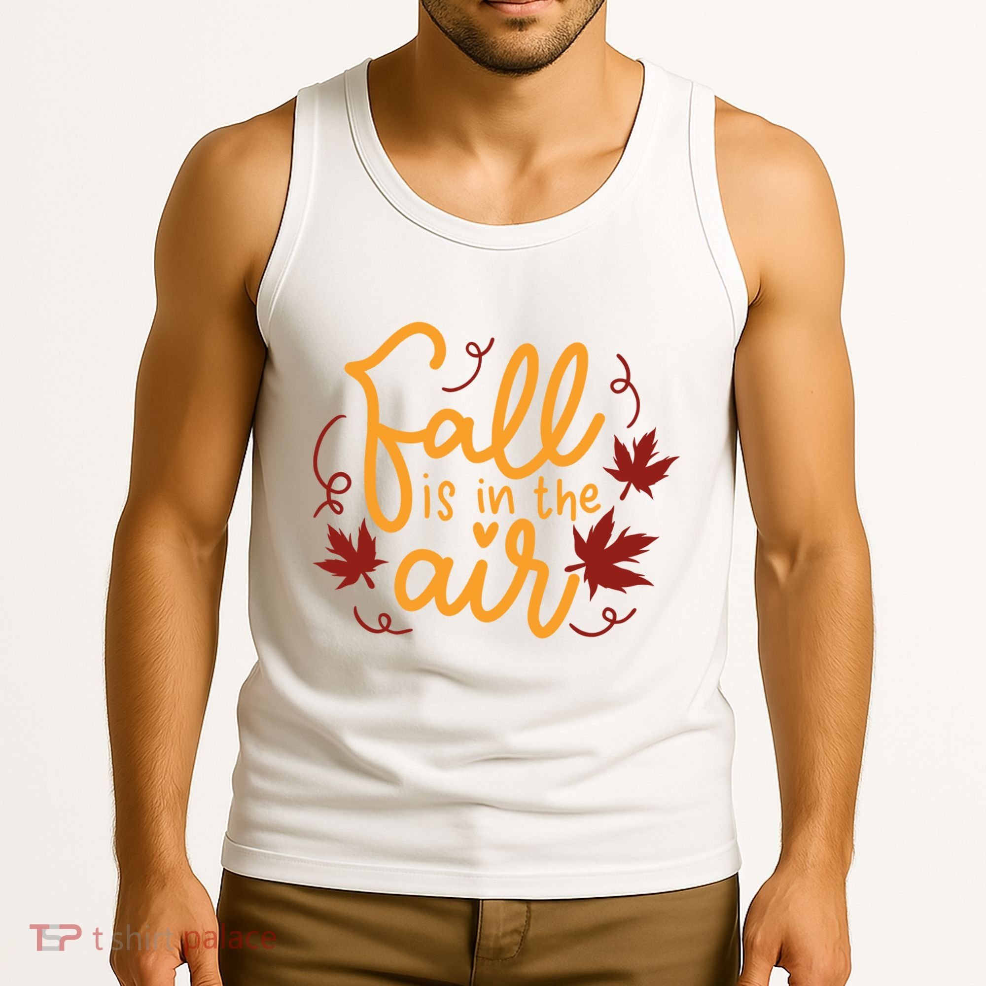 Fall Is In The Air Nature Cute Tank Top