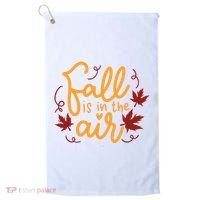 Fall Is In The Air Nature Cute Golf Towel thumb 0