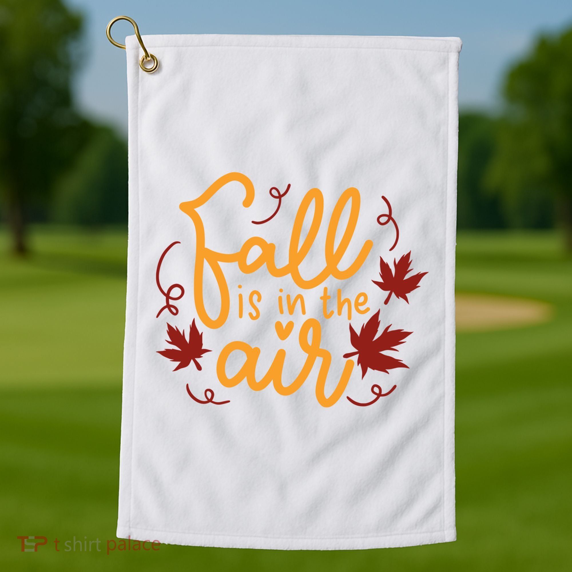 Fall Is In The Air Nature Cute Golf Towel