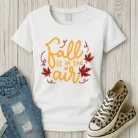 Fall Is In The Air Nature Cute Women's T-Shirt thumb 3
