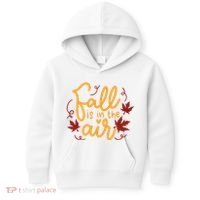 Fall Is In The Air Nature Cute Kids Hoodie thumb 0